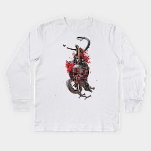 Ghost & Dragon Kids Long Sleeve T-Shirt